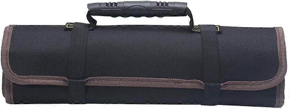 Tool Roll Organizer Bag with 22 Pockets with Portable Handle