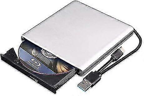 External Blu Ray Dvd Drive 3d, Usb 3.0 And Type-c Blu Ray Cd Dvd Reader Slim Optical Portable Blu-ray Drive"