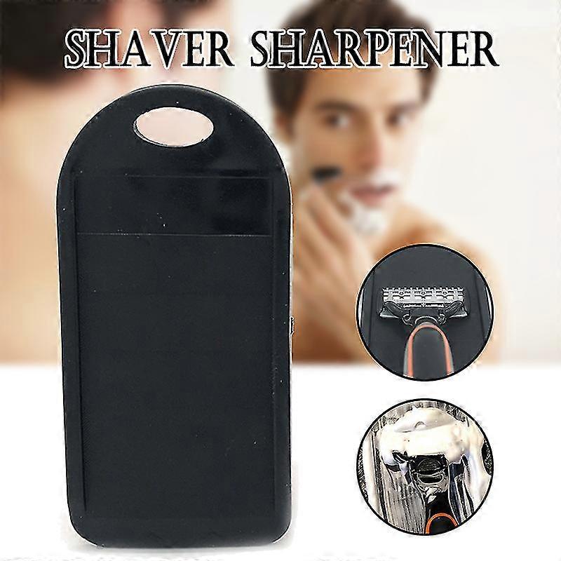 Razor Sharpener Fast Sharpening Process Sturdy Shaver Cleaner Sharpener Black