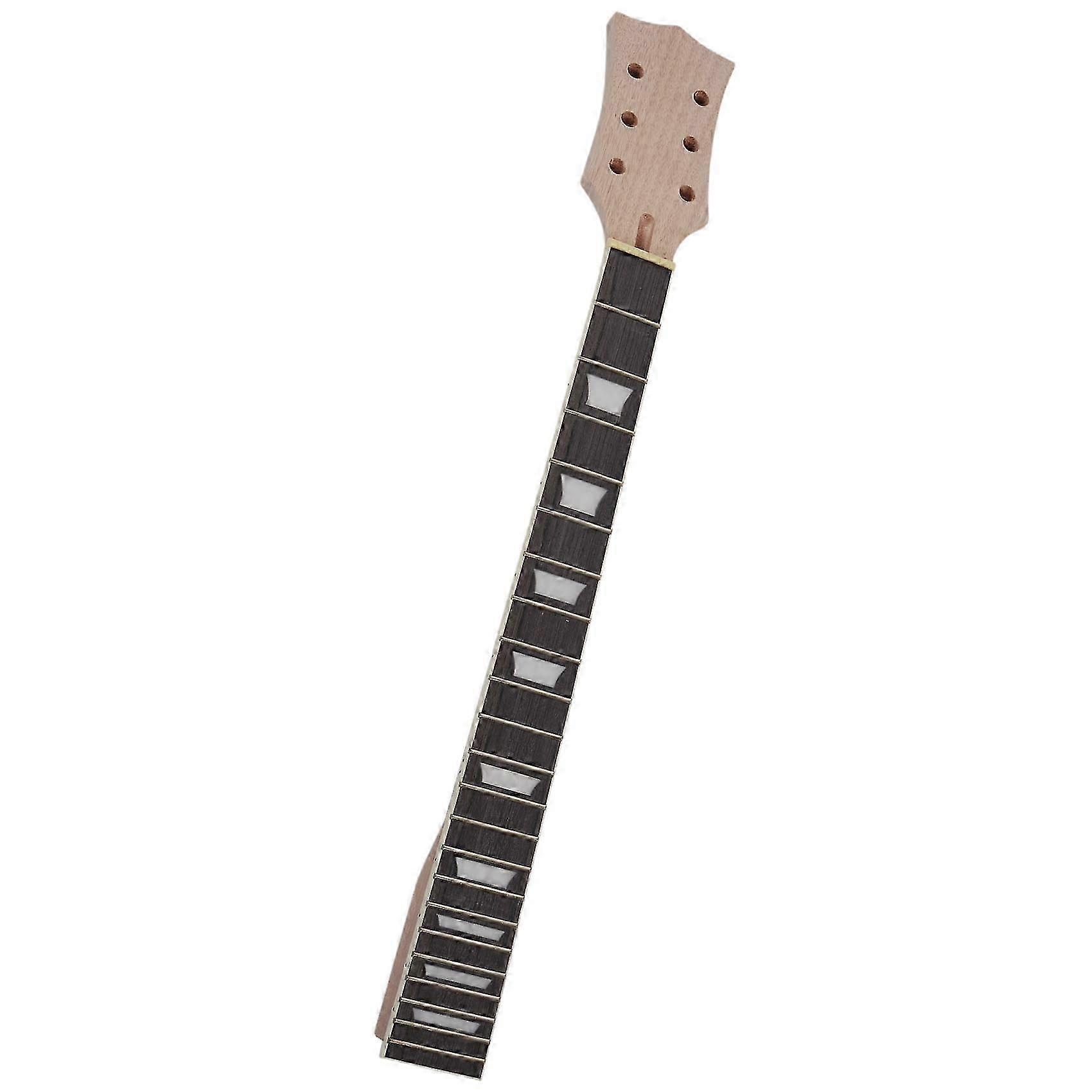 22 bands LP gitarrhals mahogny rosenträ greppbräda sektor och bindning inlägg för lp elgitarr hals ersättning