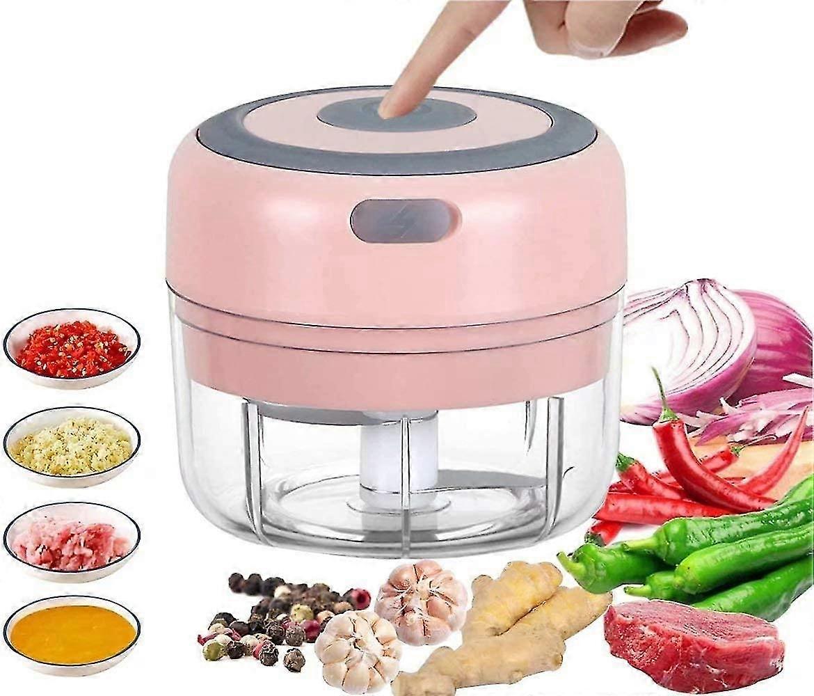 Electric Food Mini Food Processor Portable Fruit Blender Mixer Chops Vegetables, Nuts & Onion Meat Mincer Grinder Salad Grinder (white)