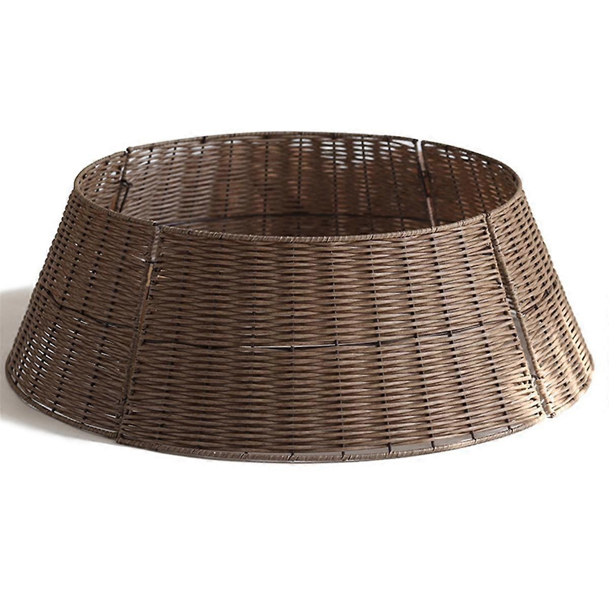 Christmas Tree Skirt Retro Round Christmas Tree Foot Decoration Ring Suitable for Holiday Backgroun