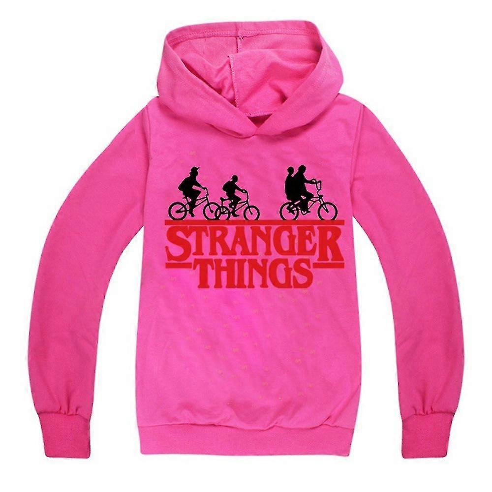 ילדים ילדים בנים בנות יוניסקס דברים מוזרים דפוס שרוול ארוך עם קפוצ'ון מזדמן עם קפוצ'ון חולצות סוודר