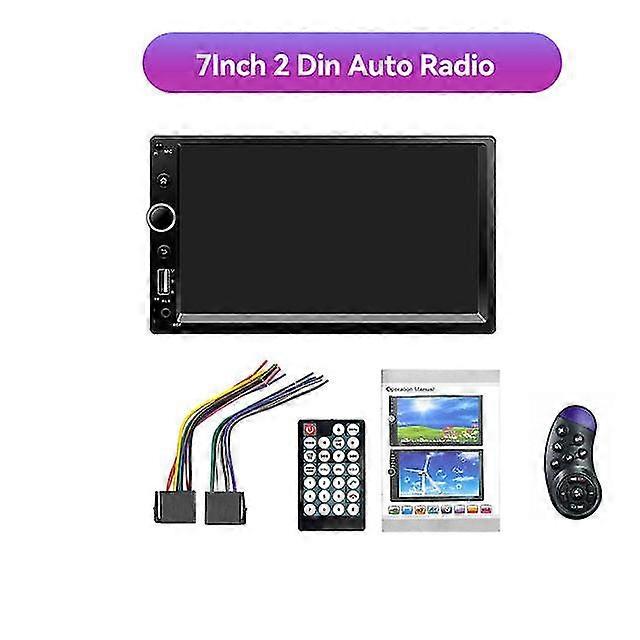 2 Din Stereo Receiver Carplay Gps Car Radio Fm Audio Bluetooth 7quot; Autoradio Mp5 Video Player For Universal Usb Tf Fm Receiver