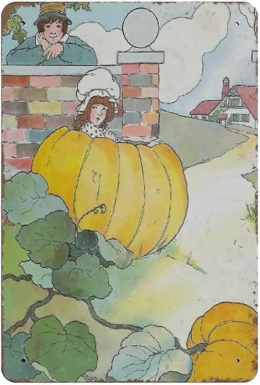 Rise And Shine Golden Girl Placa de Lata Preta Decoração de Metal 8x12 Polegadas OU 12x16 Polegadas Modo 1964