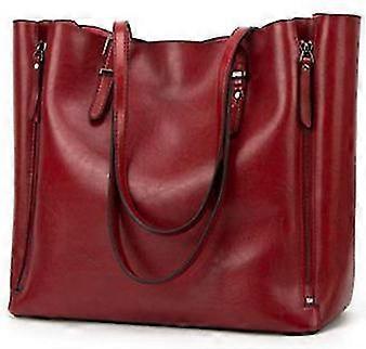 Kvinnor Handväskor Vintage Pu Läder Mode