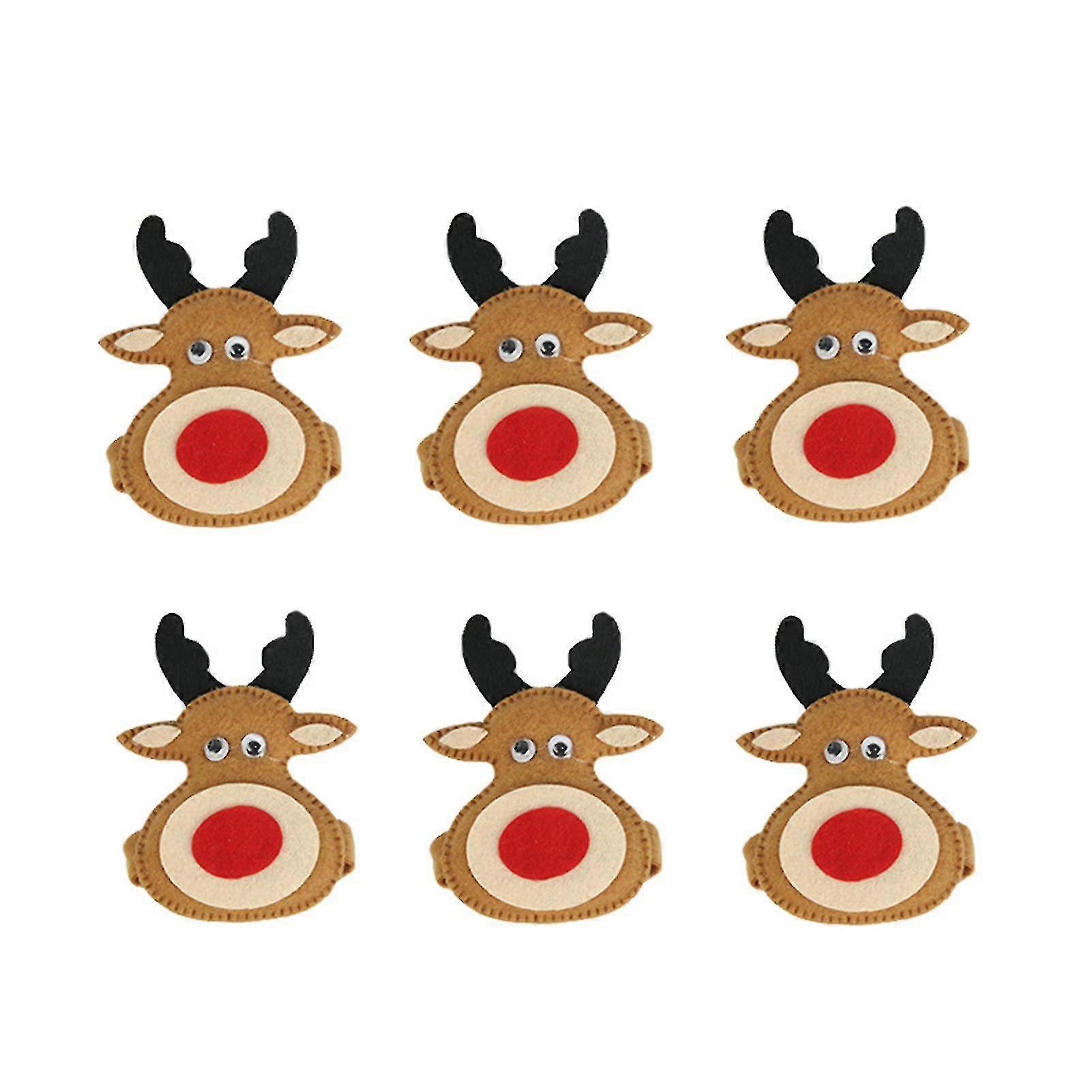 Christmas Napkin Rings Multipurpose Creative Xmas Theme Party