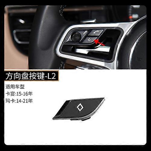 For Porsche 2015-16 Cayenne 2014-21 Macan Steering Wheel Multi-function Button Volume Adjustment Phone Switch Button