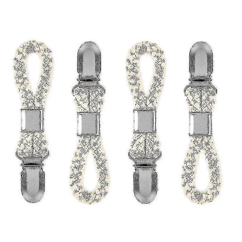 קליפ מגבת לולאת כותנה קלוע עם קולב בד רב תכליתי ממתכת למטבח חדר אמבטיה ביתי