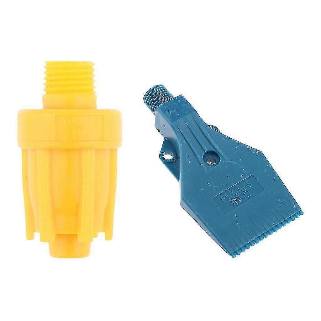 2pcs 1/4" Thread Flat Wind Jet Air Blowing Nozzle Washer Spray