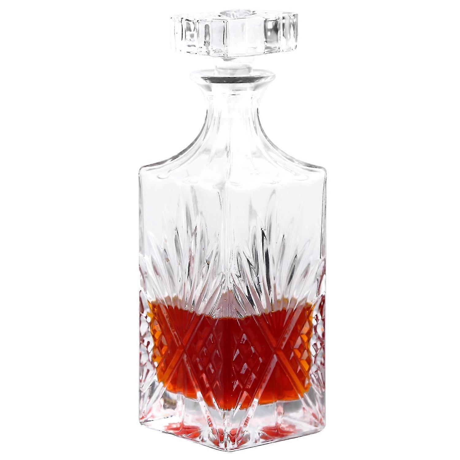 noble whiskey carafe - filling quantity 800 ml - Decanter for rum, vodka, scotch and much more