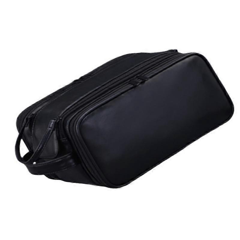 INF Leather Toiletry Bag with Double Rag Chain