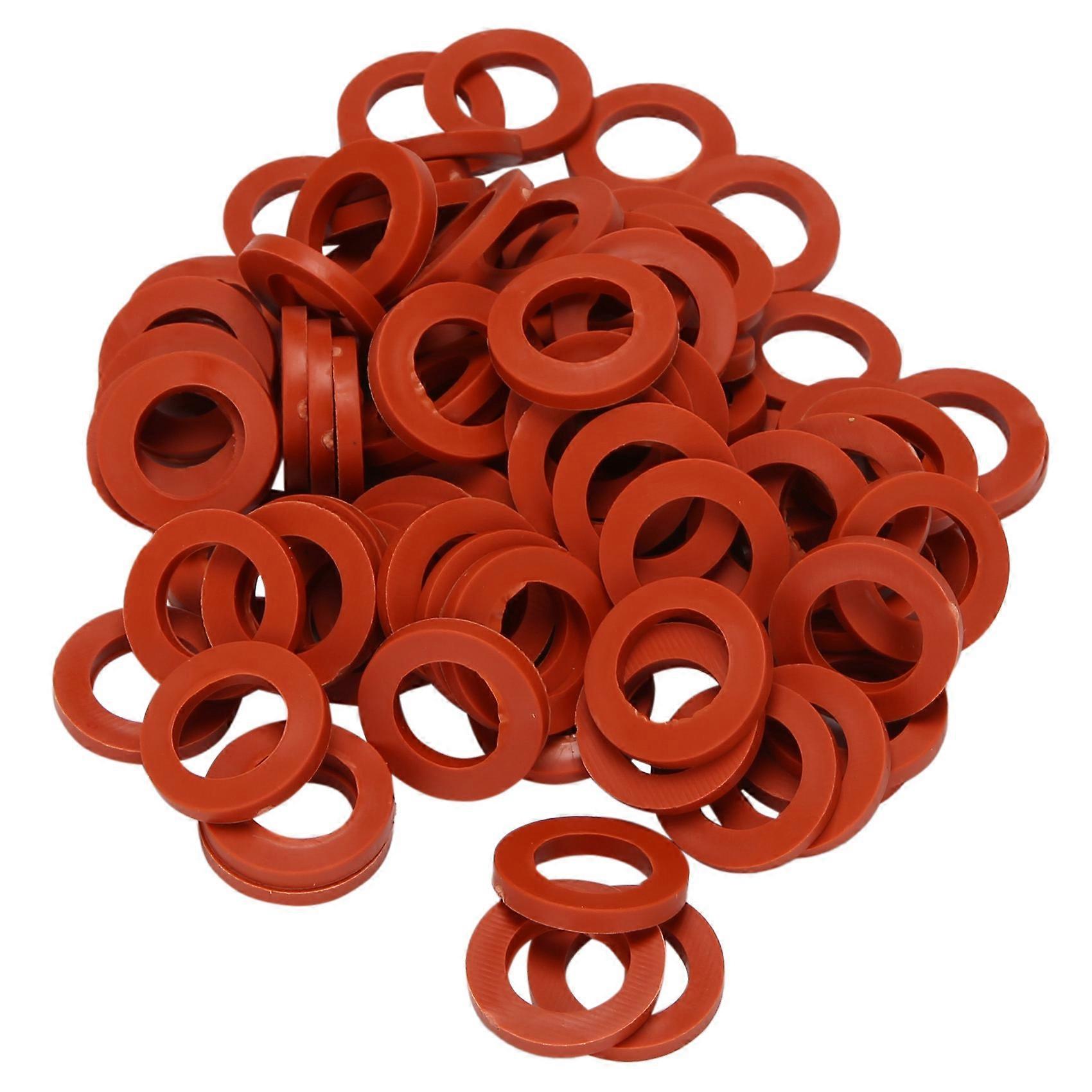 Outdoor Garden Hose rubber Washer Gasket, 90Pcs Red O-Rings rubber Washer Gasket Combo Pack for 3/4