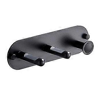 Hair Dryer Holder Rustproof Self-adhesive Aluminum Wall Mounted Hair Dryer Stand for Bathroom-ZZY