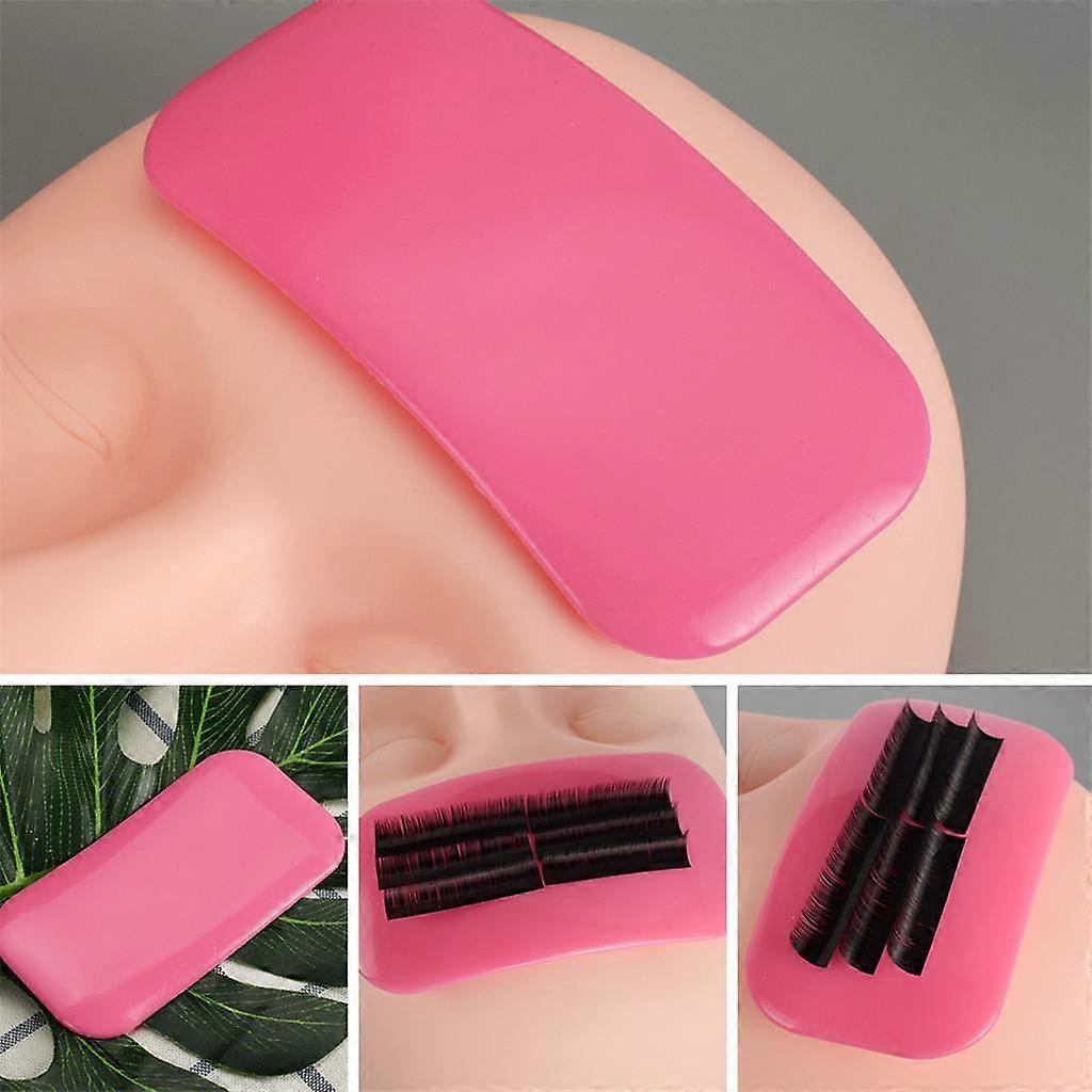 Silicone Forehead False Lashes Pallet Eyelash Extension Stand Holder Pads