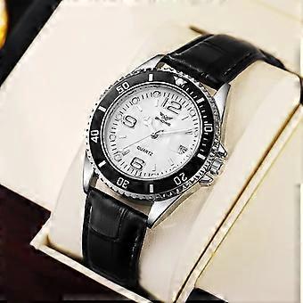2022 New Fashion Leather Strap Watch For Men relogio masculino Montre High Quality Calendar Men's Wristwatch luxury Waterproof
