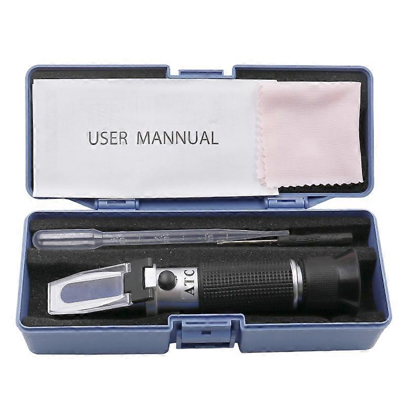 UMYUU Handheld Refractometer sugar concentration meter densimeter 0-32% Brix Saccharimeter Sugar Tester Fruits Grapes ATC