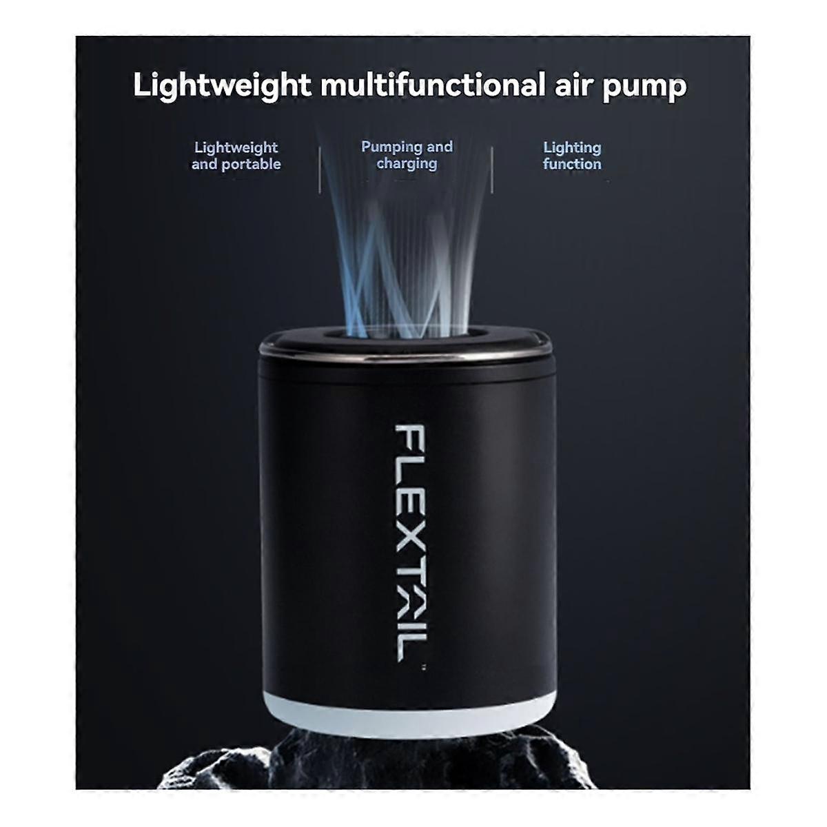 TINY PUMP 2X - Ultra-Portable 4kPa Air Pump with LED Camping Light,Ideal for Air Beds, Sleeping Pads, Pool Floats C