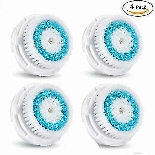 4 Pack Deep Pore Facial Cleansing Brush Heads for Clarisonic Mia 1, 2, 3 More