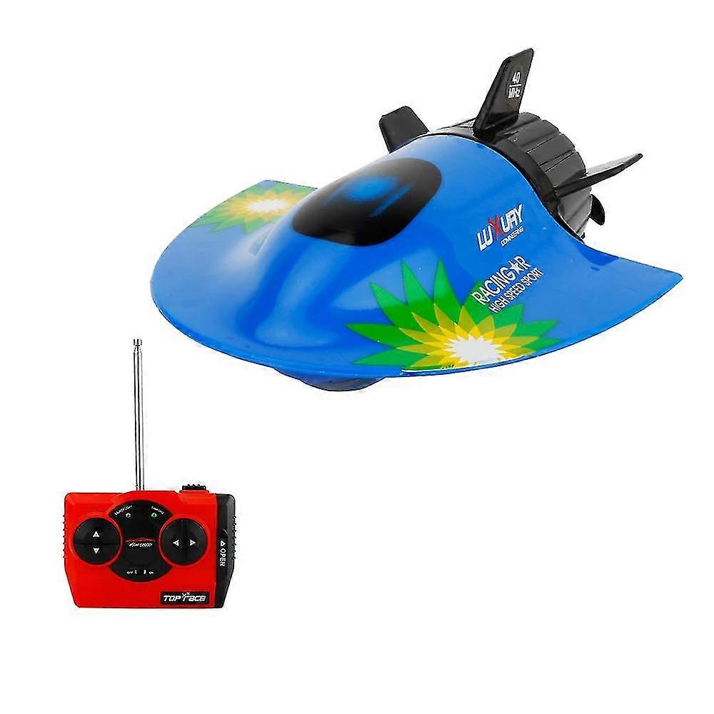 Mini Remote Control Submarine, Remote Control Waterproof Diving Toys For Children (blue)