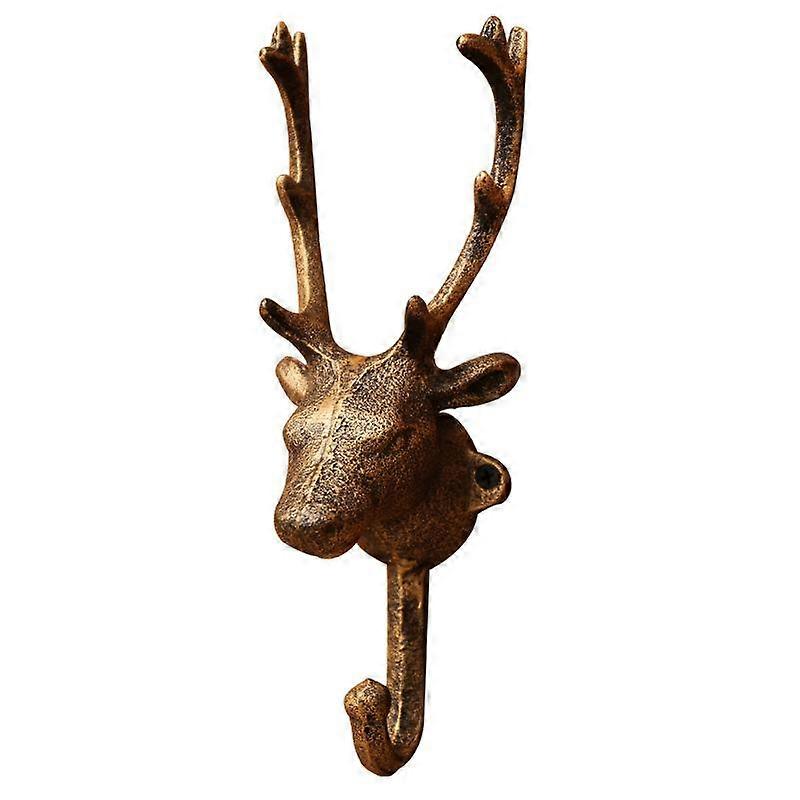 Iron Wall Hangers Deer Head Retro Hanging Hooks