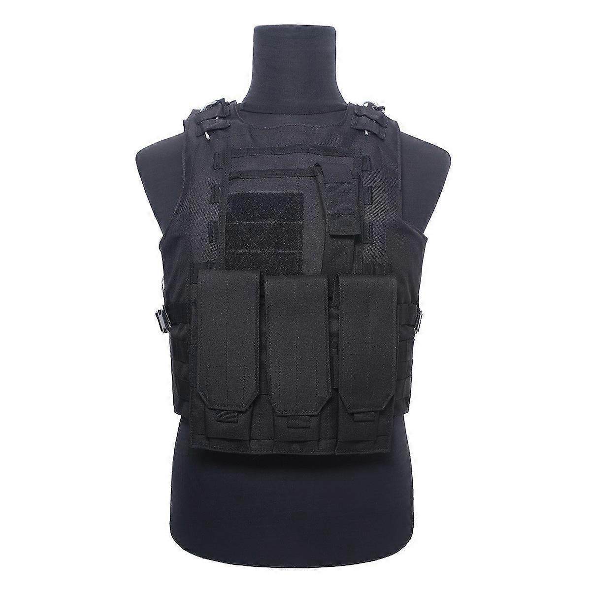 Molle Protective Tactical Vest Outdoor Molle Hunting Vest Adjustable Modular Gear for Training Gaming