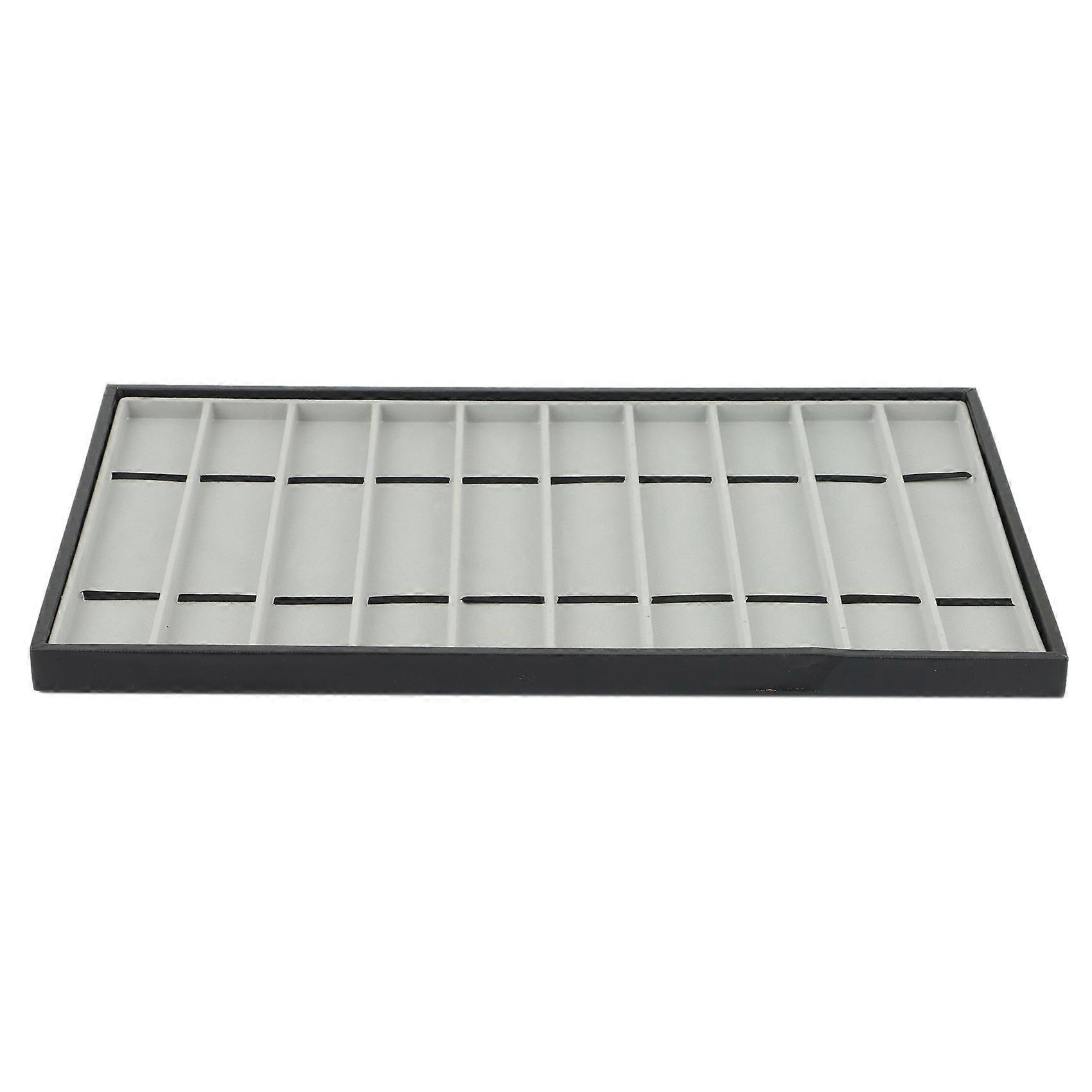 10 Slot Watch Band Holder, Watch Strap Case with Clear Lid, Watch Bands Organizer, Stackable Tray f