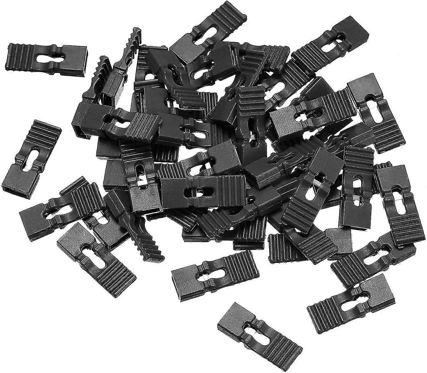 50pcs 2.54mm Pin Header Jumper Cap Lengthened Short Circuit Connection Cap Mini Micro Jumper Bridge Plug Black