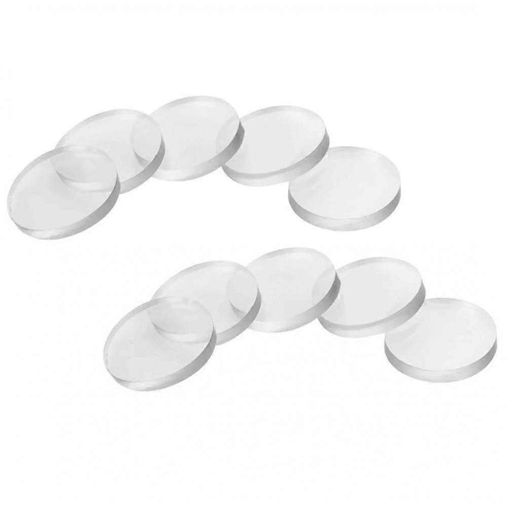 Pare-chocs de table en verre 20 mm rond non adhésif en caoutchouc transparent Pare-chocs antidérapants Tampons transparents pour le dessus en verre (50pcs) DXH