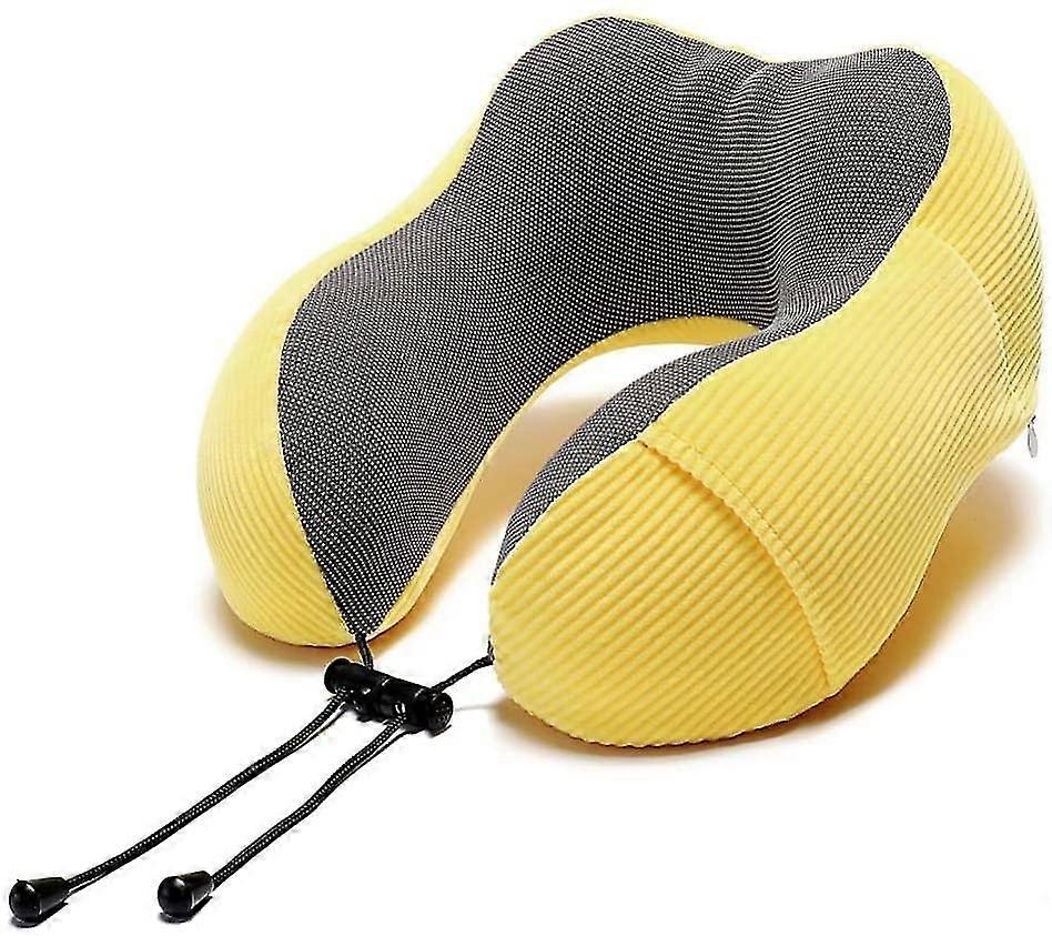 Travel Pillow for Airplane Car Train Bus Portable Car Memory Foam U-Shaped Pillow Office Nap Folding Pillow for Men and Women