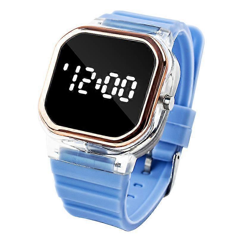 Electronic Watch With Silicone Strap