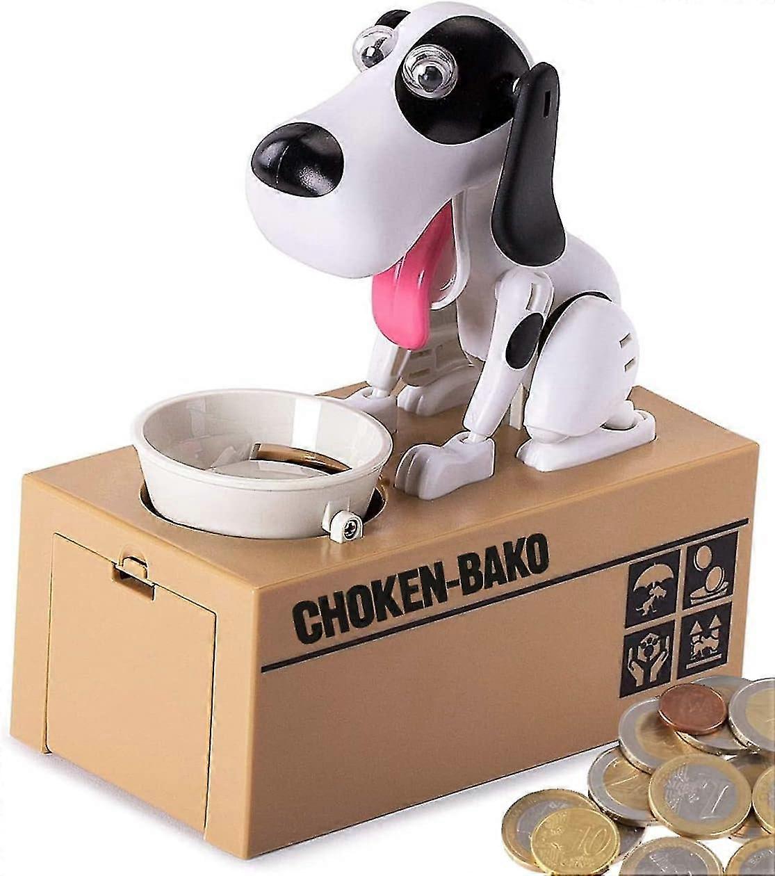 Hungriger Hund Spardose, Welpen-sparschwein, Mnze Kaut Spielzeug Spardose, Sparschwein In Form Eines Kleinen Hundes,geburtstagsgeschenk Fr Kinder.