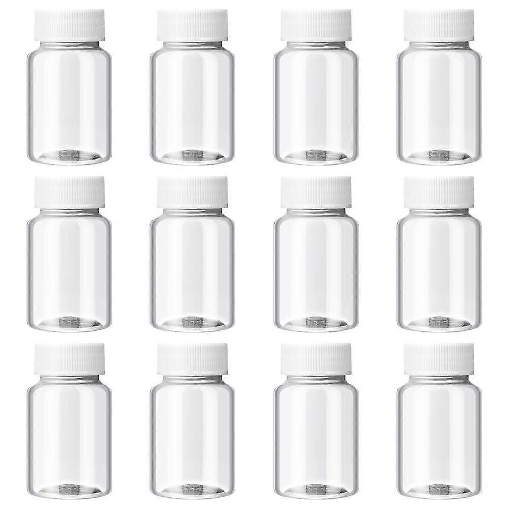 12pcs Small Bottles Empty Juice Bottles Clear Homemade Beverages Bottles