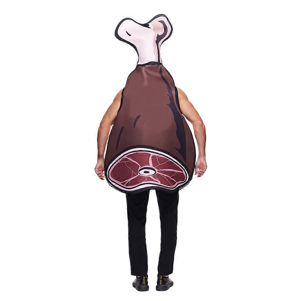 DISBACANAL - Déguisement Pain Au Jambon Pour Femme - Costume Rigolo Et Original - Idée Fête EVC Ou Soirée Décalée - Adulte