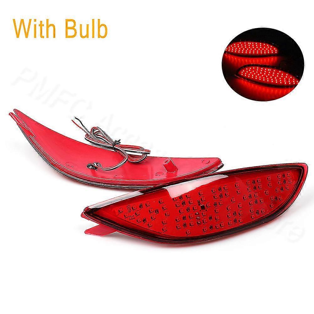 1Pair Brake Light Reflector Bumper Fog Lamp Tail Stop Lamp Parking Lamp For Hyundai Accent Verna Brio Solaris 2008-2015