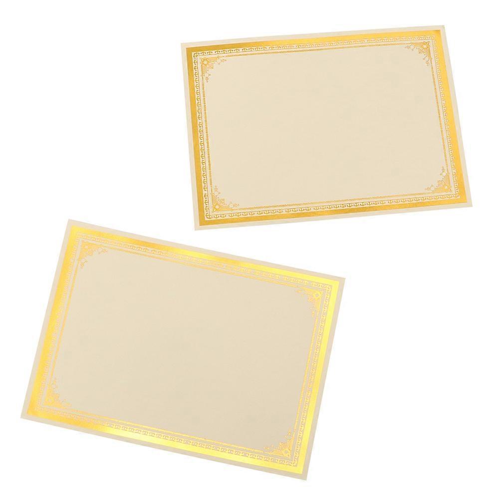 8 Sheets Planner Refill Paper Blank Certificate Paper Award Certificate Paper Printer Paper Binder Filler Paper