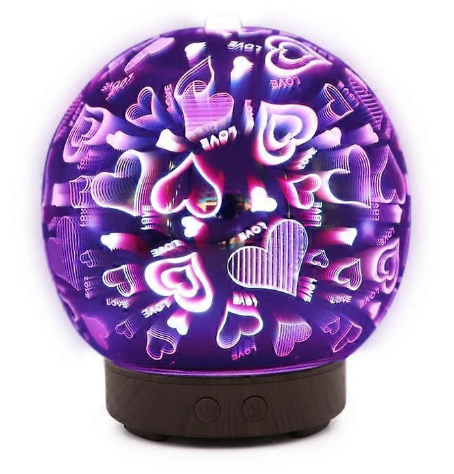 Essential Oil Aroma Humidifier 3D Firework LED Ultrasonic Air Diffuser Lamp