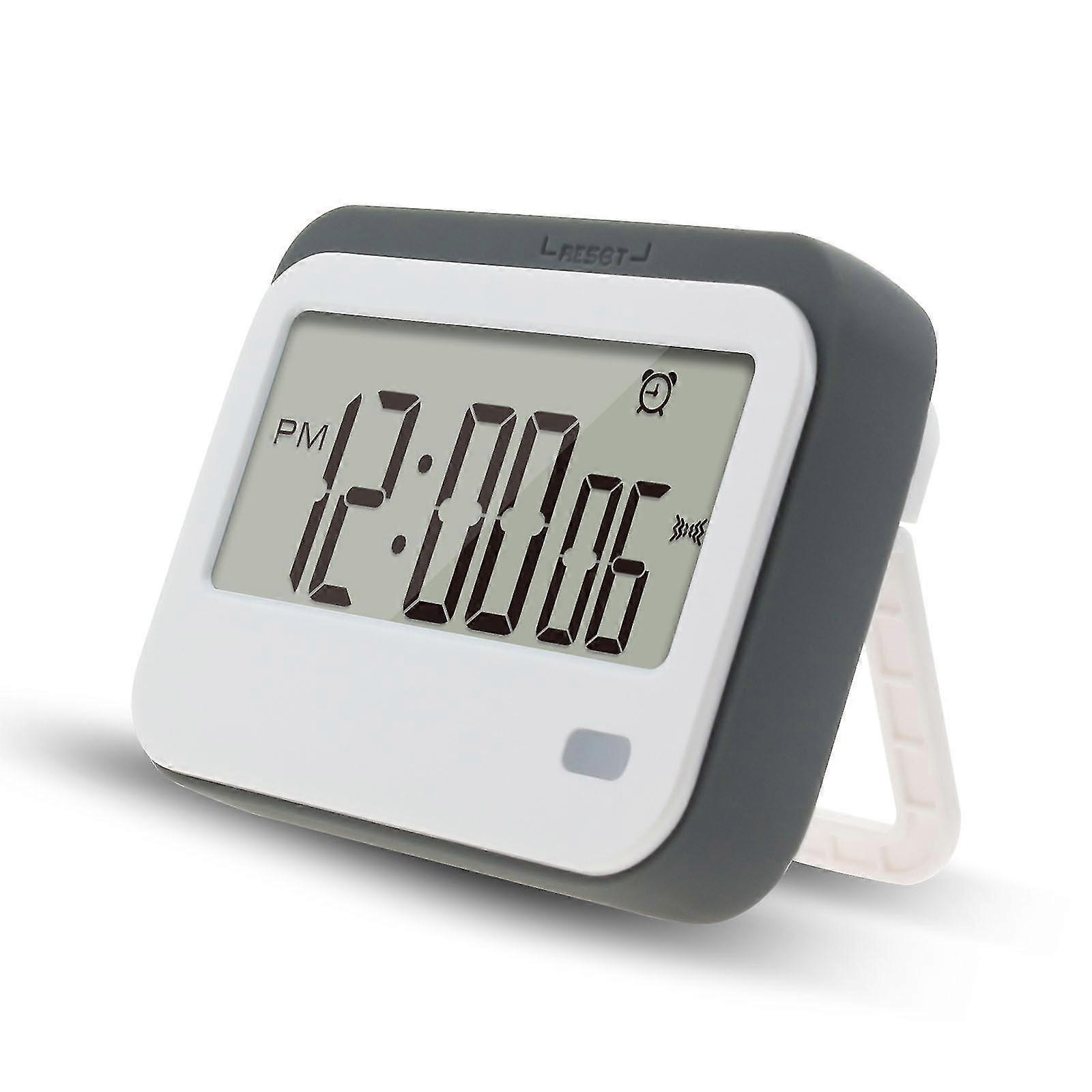 Magnetic Digital 24 Hours Kitchen Timer/clock With Large Screen (grey)