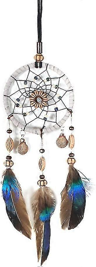 Native American Dreamcatcher - For Car, Interior - Handmade, With Feathers