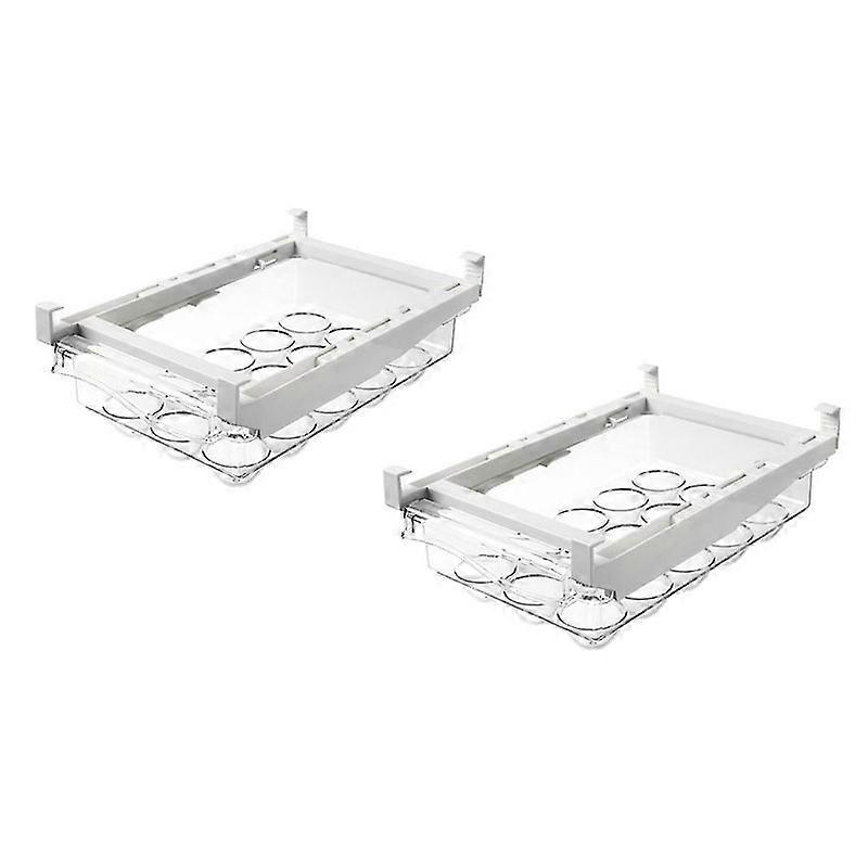 Egg Holder for Refrigerator, Egg Storage Drawer for Refrigerator, Mini Fridge Drawer Organizer Pull