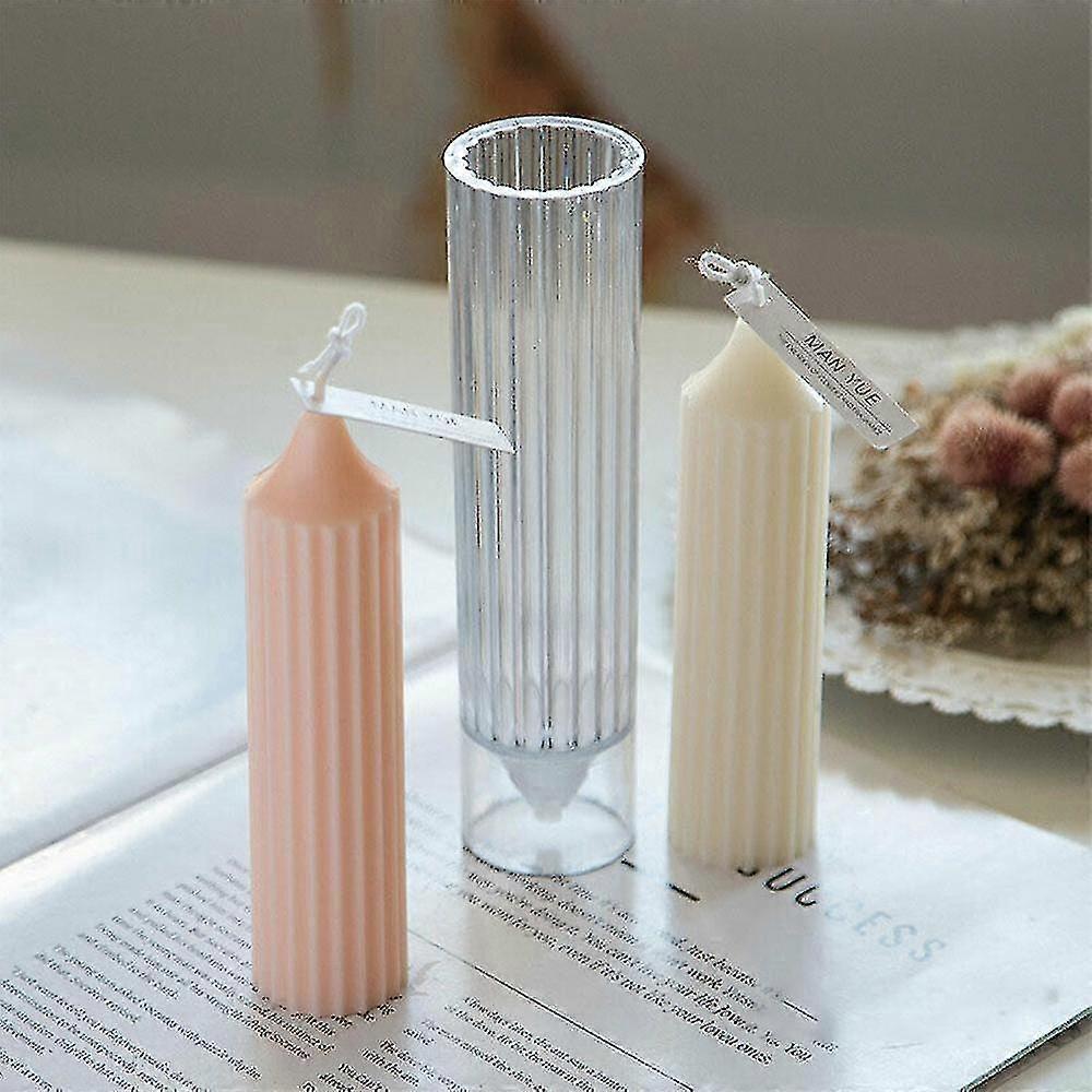 Long Pole Candle Mold Plastic Pillar Making Mould Supplie Casting Tools