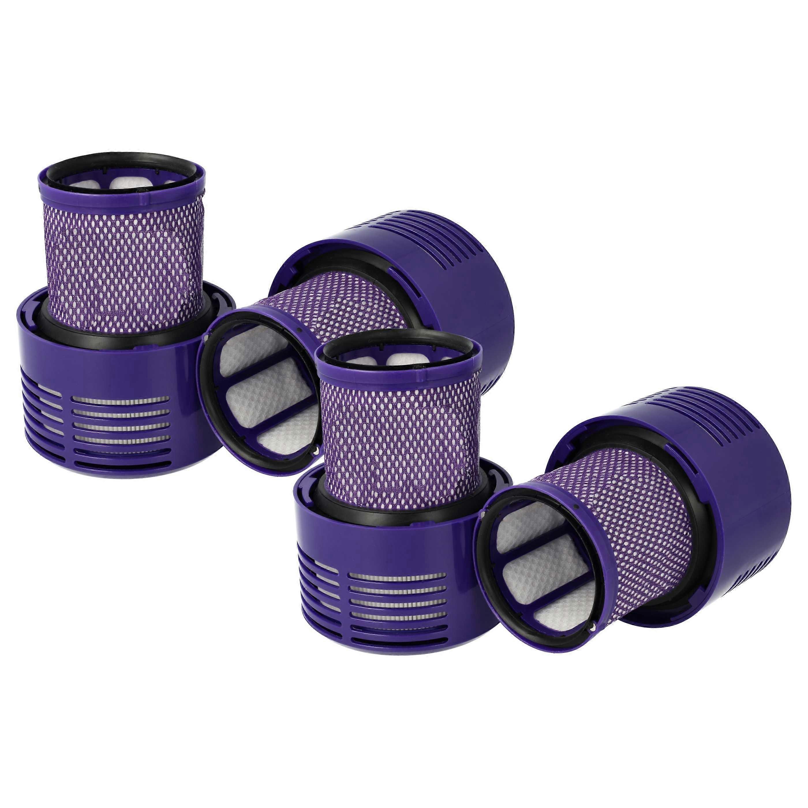 vhbw 4x Staubsaugerfilter kompatibel mit Dyson SV12, V10 Staubsauger - HEPA-Filter Lila
