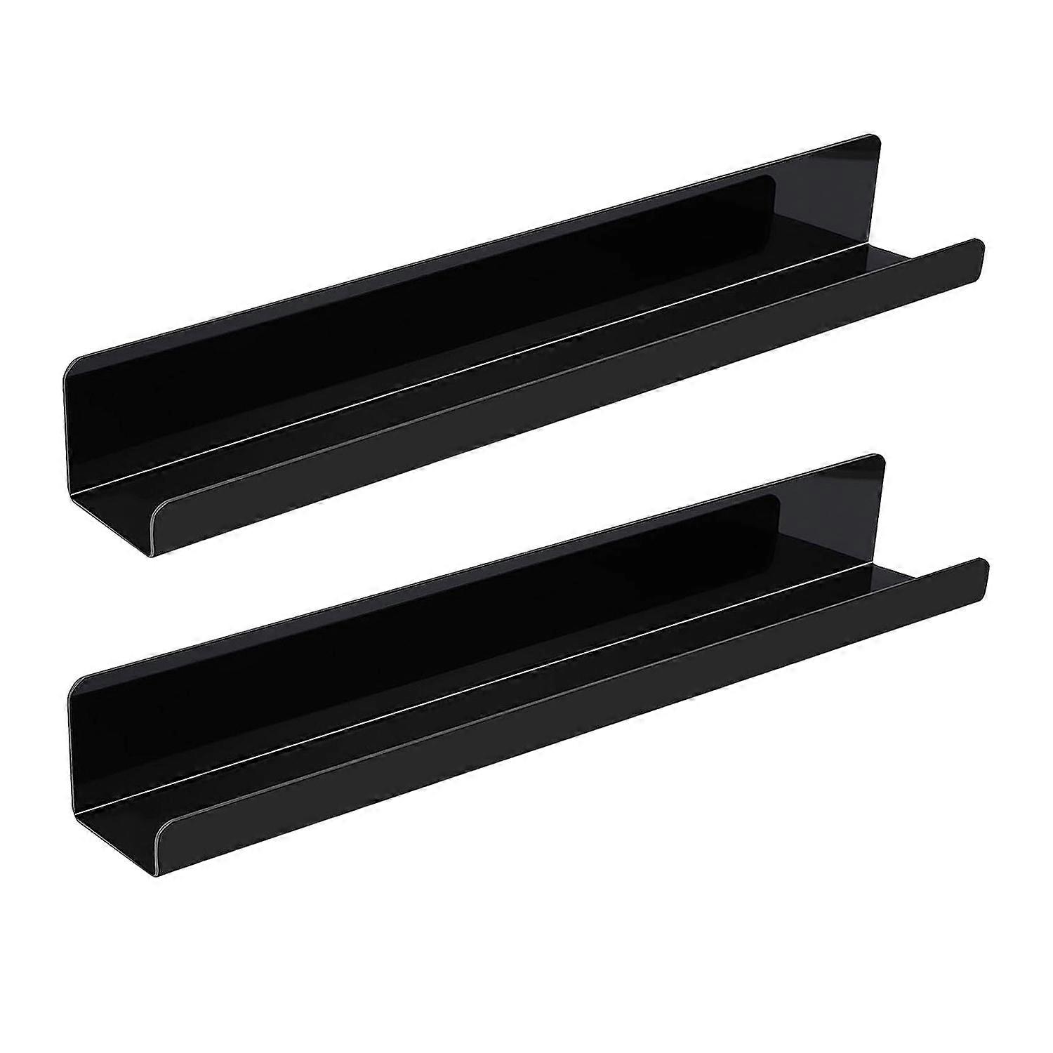 2Pcs Magnetic Bookshelf Whiteboard Reusable Metal Display Stand with Strong Magnetism Floating Book