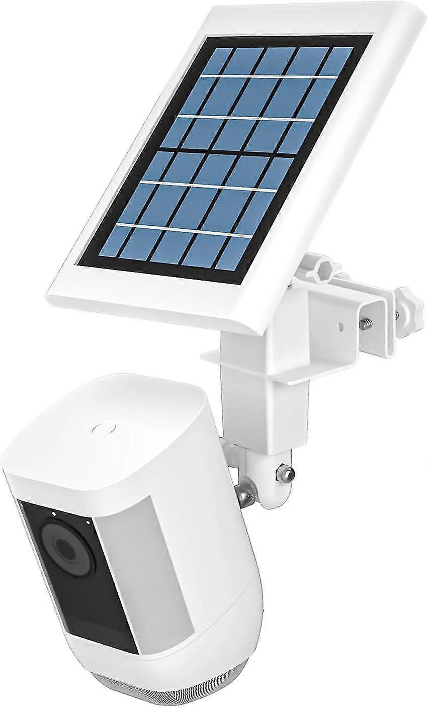 2-in-1 Weatherproof Gutter Mount For Ring Solar Panel - White