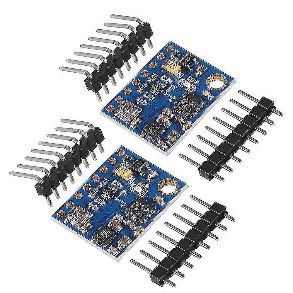 2pcs -87 10dof Module Mpu6050 Hmc5883l Bmp180 Gyroscope Acceleration Compass Module For