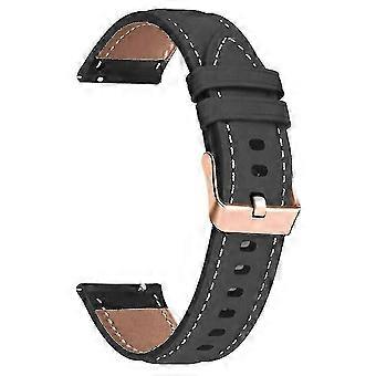Für Forerunner 265s/255s/venu 2s Uhr 18mm Kuh Armband Schwarz
