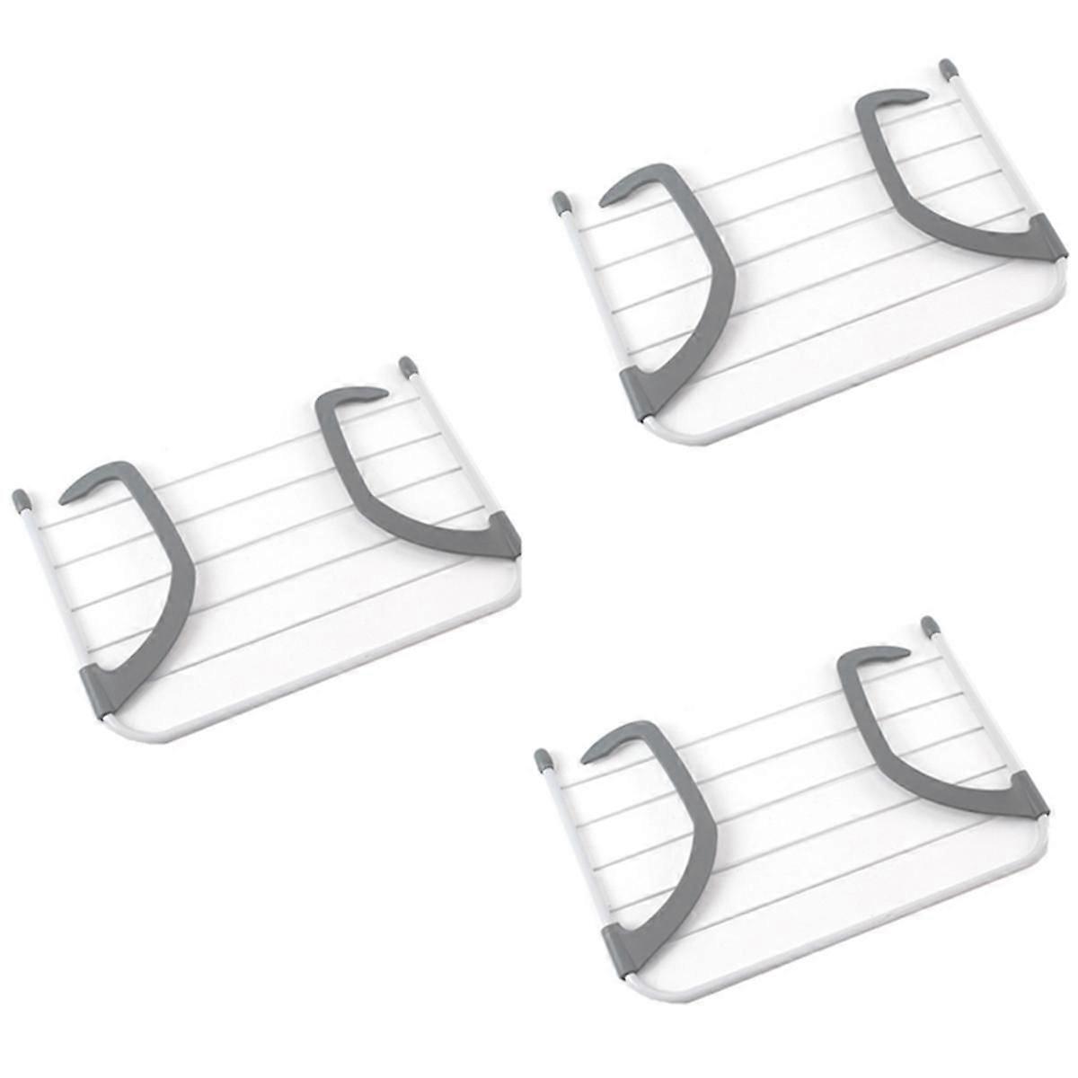 Foldable Storage Hanger Clothes Drying Rack Balcony Socks Shoe Hanger Multifunctional Towel Rack 55