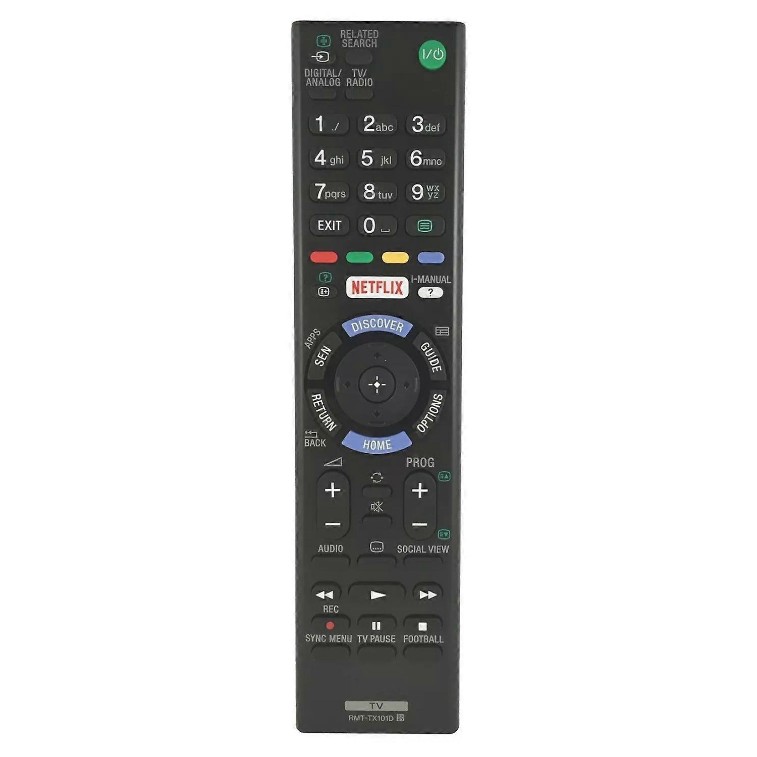 Type A RMT-TX101D For Sony TV Remote Control Replacement Universal Smart TV Remote