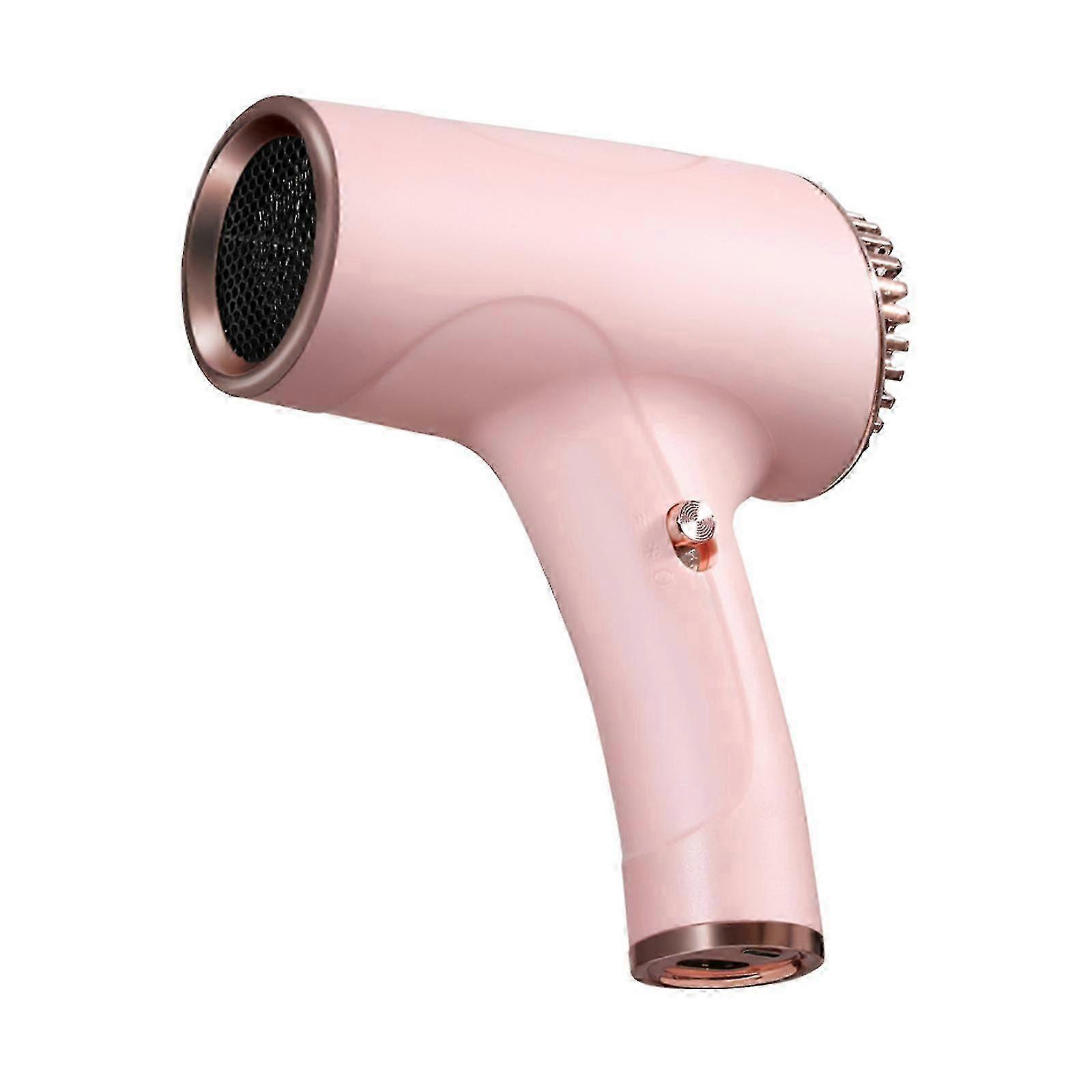 Portable rechargeable USB sans fil Sèche-cheveux polyvalent Toola2024120654 EU Rose