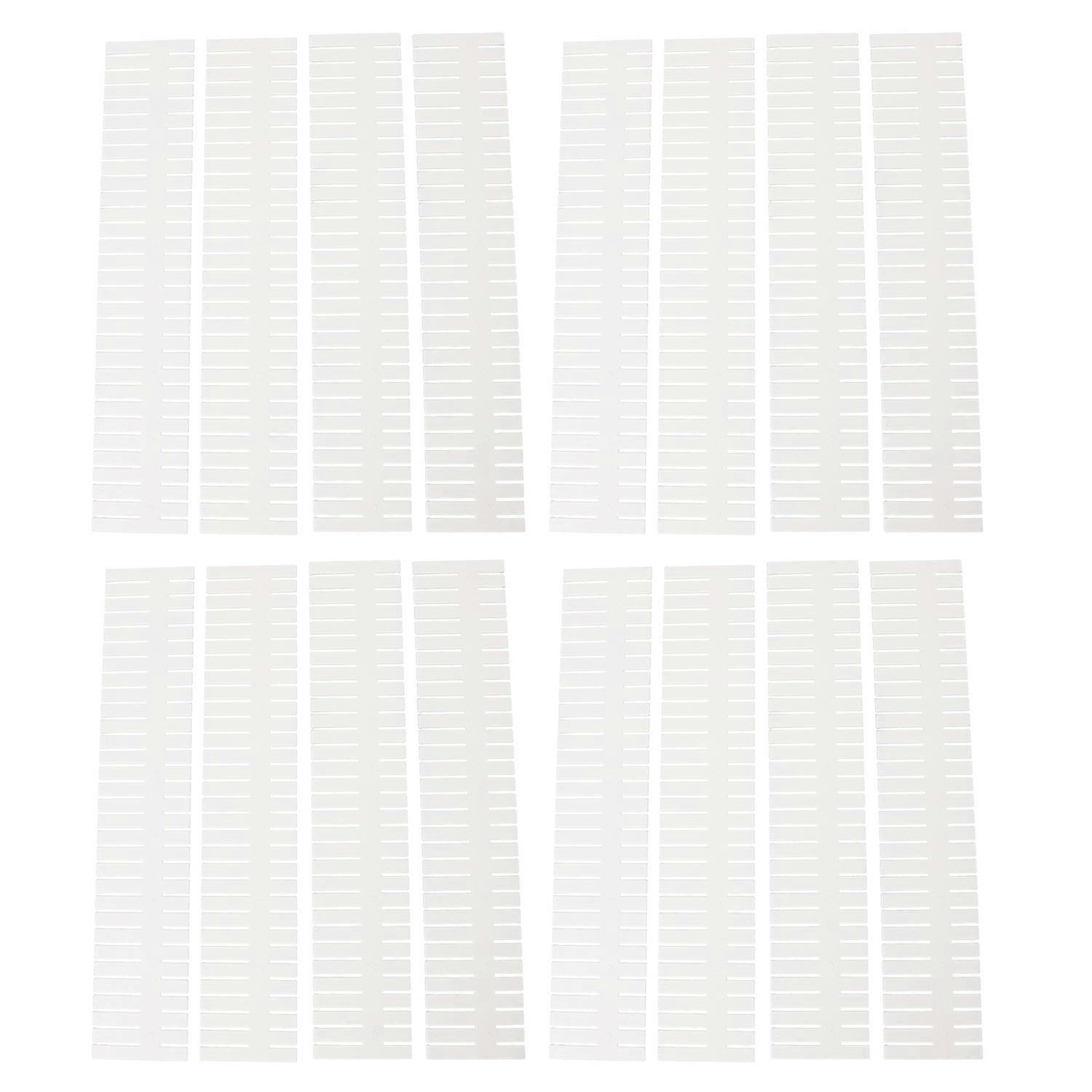 16PCS Set Drawer Divider PP Plastic Adjustable Drawer Storage Organizer for Kitchen Bedroom 